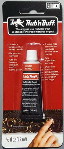 AMACO Rub 'n Buff - Ebony - 1/2oz