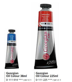 DALER-ROWNEY, GEORGIAN OIL COLOUR in 38ml, or 225 ml Sizes