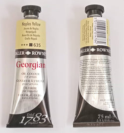 DALER-ROWNEY SPECIALS, GEORGIAN OIL COLOUR in 75ml Size