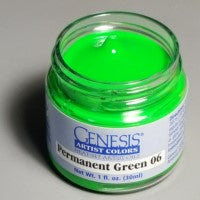 Genesis Heat-Set Paint - Permanent Green 06 - 1oz
