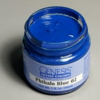 Genesis Heat-Set Paint - Phthalo Blue 02 - 1oz