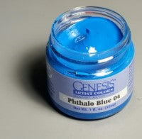 Genesis Heat-Set Paint - Phthalo Blue 04 - 1oz