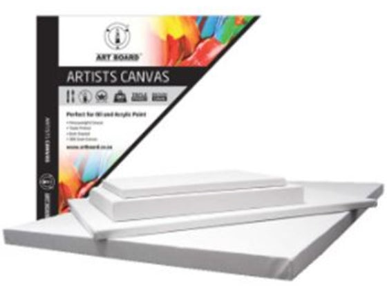 Canvas -Art Board Stretched - Thin 380g