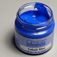Genesis Heat Set Paint - Cobalt Blue - 1oz