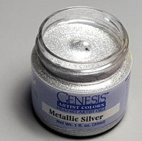 Genesis Heat-Set Paint - Metallic Silver - 1oz