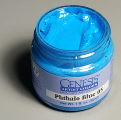 Genesis Heat-Set Paint - Phthalo Blue 05 - 1oz