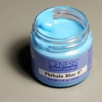 Genesis Heat-Set Paint - Phthalo Blue 07 - 1oz