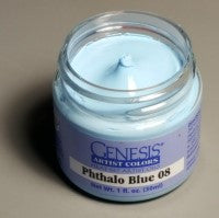 Genesis Heat-Set Paint - Phthalo Blue 08 - 1oz