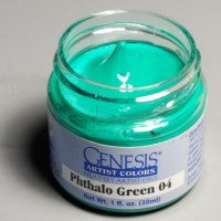 Genesis Heat-Set Paint - Phthalo Green 04 - 1oz