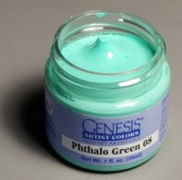 Genesis Heat-Set Paint - Phthalo Green 08 - 1oz