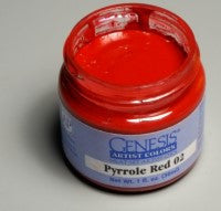 Genesis Heat-Set Paint - Pyrrole Red 02 - 1oz