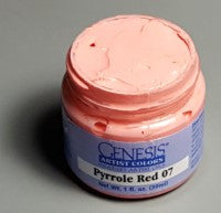 Genesis Heat-Set Paint - Pyrrole Red 07 - 1oz