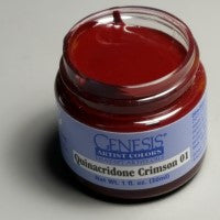 Genesis Heat-Set Paint - Quinacridone Crimson 01 - 1oz