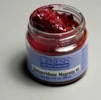 Genesis Heat-Set Paint - Quinacridone Magenta 01 - 1oz
