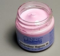 Genesis Heat-Set Paint - Quinacridone Magenta 08 - 1oz